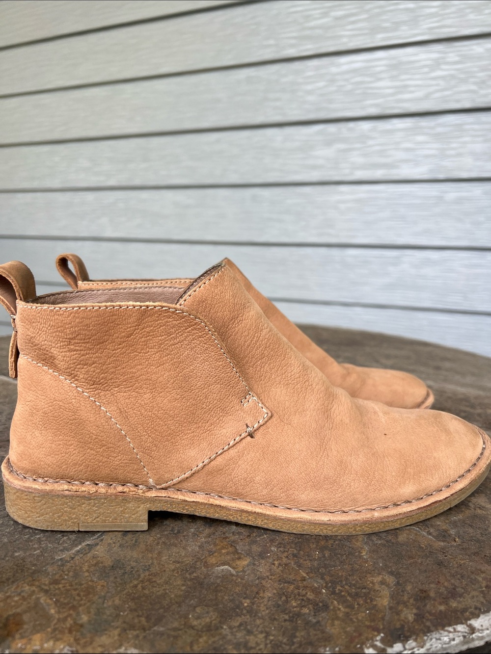 Dolce Vita Tan Suede Ankle Booties